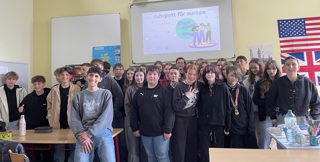 Ruhrpott für Europa in der 8 a